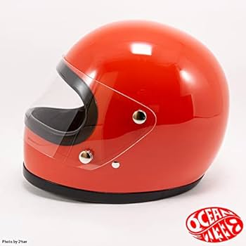 OceanBeetle オレンジ STR　サイズXL　クリアシールド付 XL OCEANBEETLE STR オレンジ シールド付 オーシャンビートル